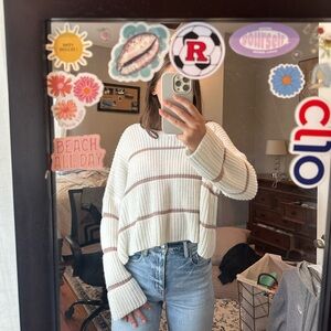 Moon & Madison Striped Knit Sweater